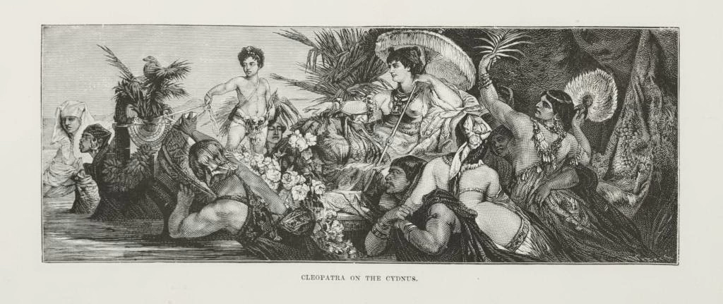 Cleopatra naviga sul Nilo
